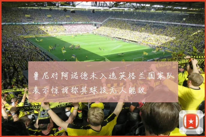 鲁尼对阿诺德未入选英格兰国家队表示惊讶称其球技无人能敌
